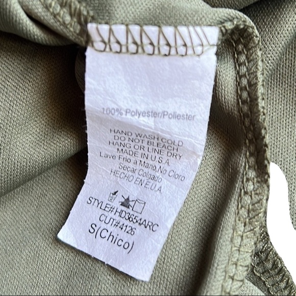 Hello Miss Green Paisley Print One Shoulder Shift Dress New Size Small - Picture 7 of 9